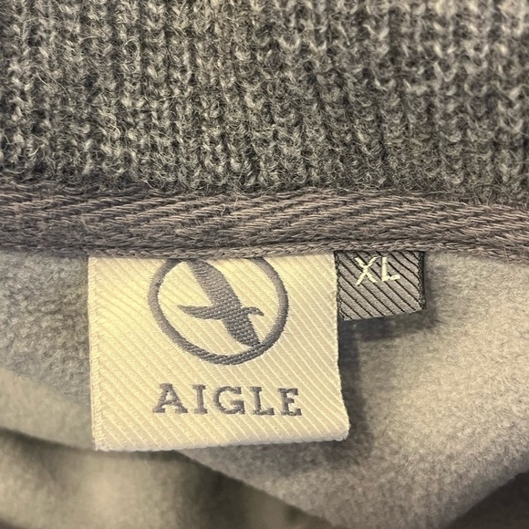AIGLE Gray Wool Blend Princeton Jacket - Picture 5 of 7